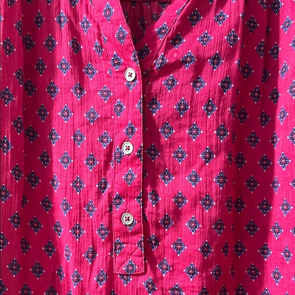 Tommy Hilfiger Pink Patterned Blouse - Picture 3 of 5